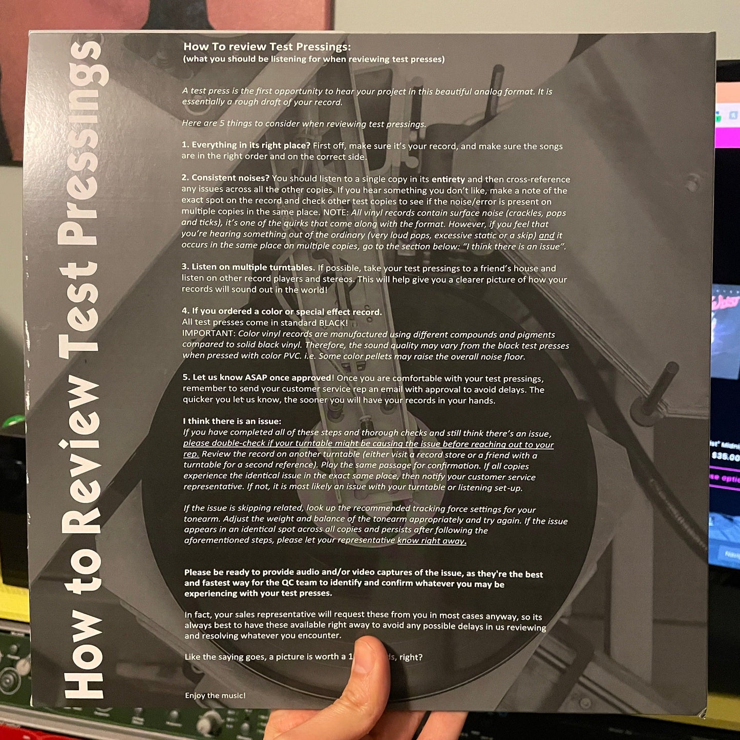 "Good Weird" Autographed Test Pressing Bundle