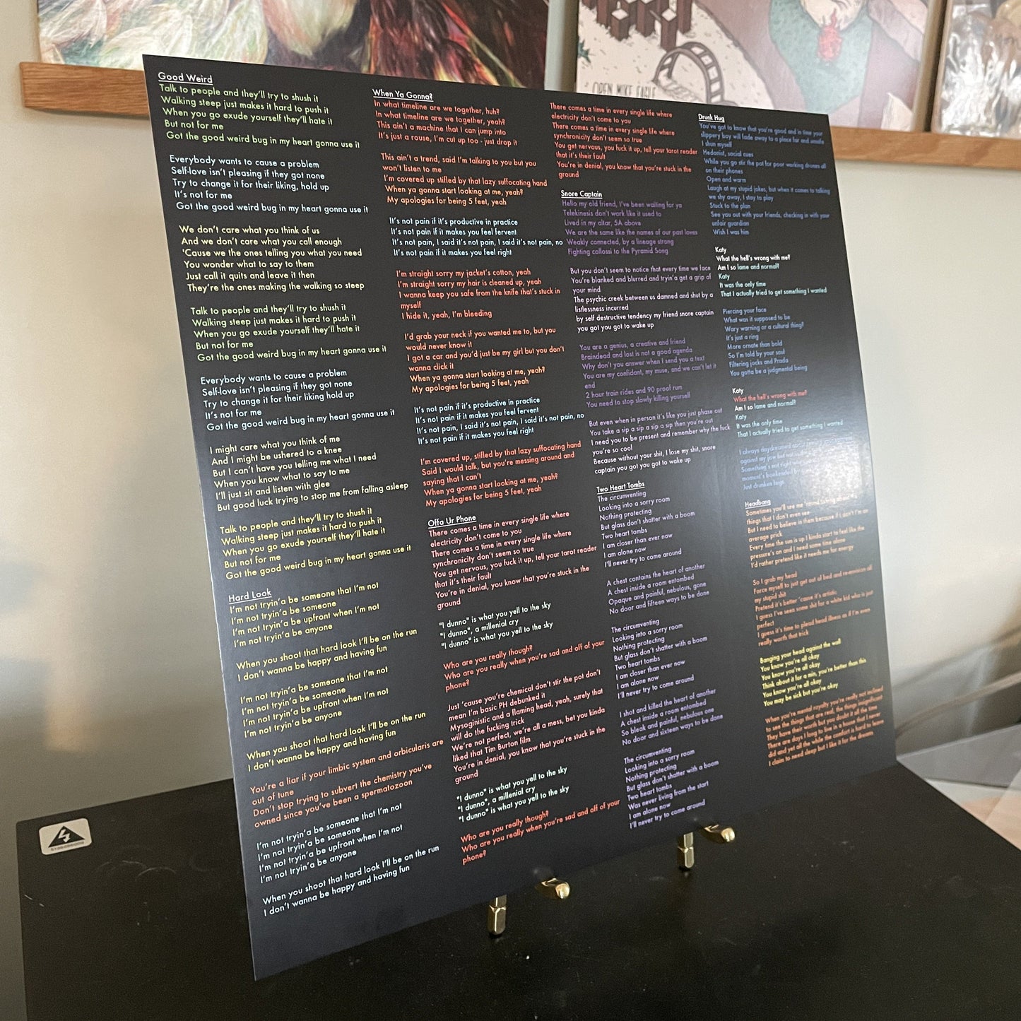 "Good Weird" Autographed Test Pressing Bundle