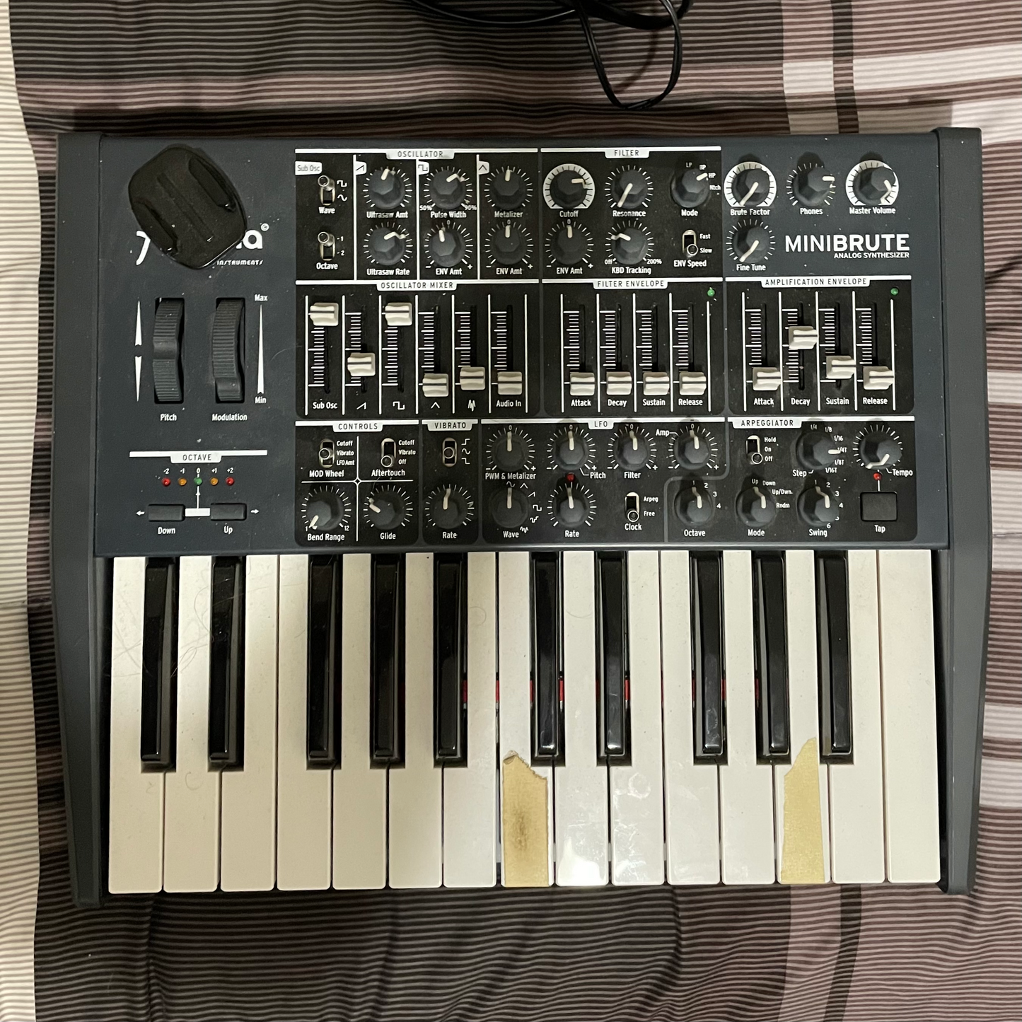 Jesse's Personal Arturia Minibrute Monophonic Synthesizer