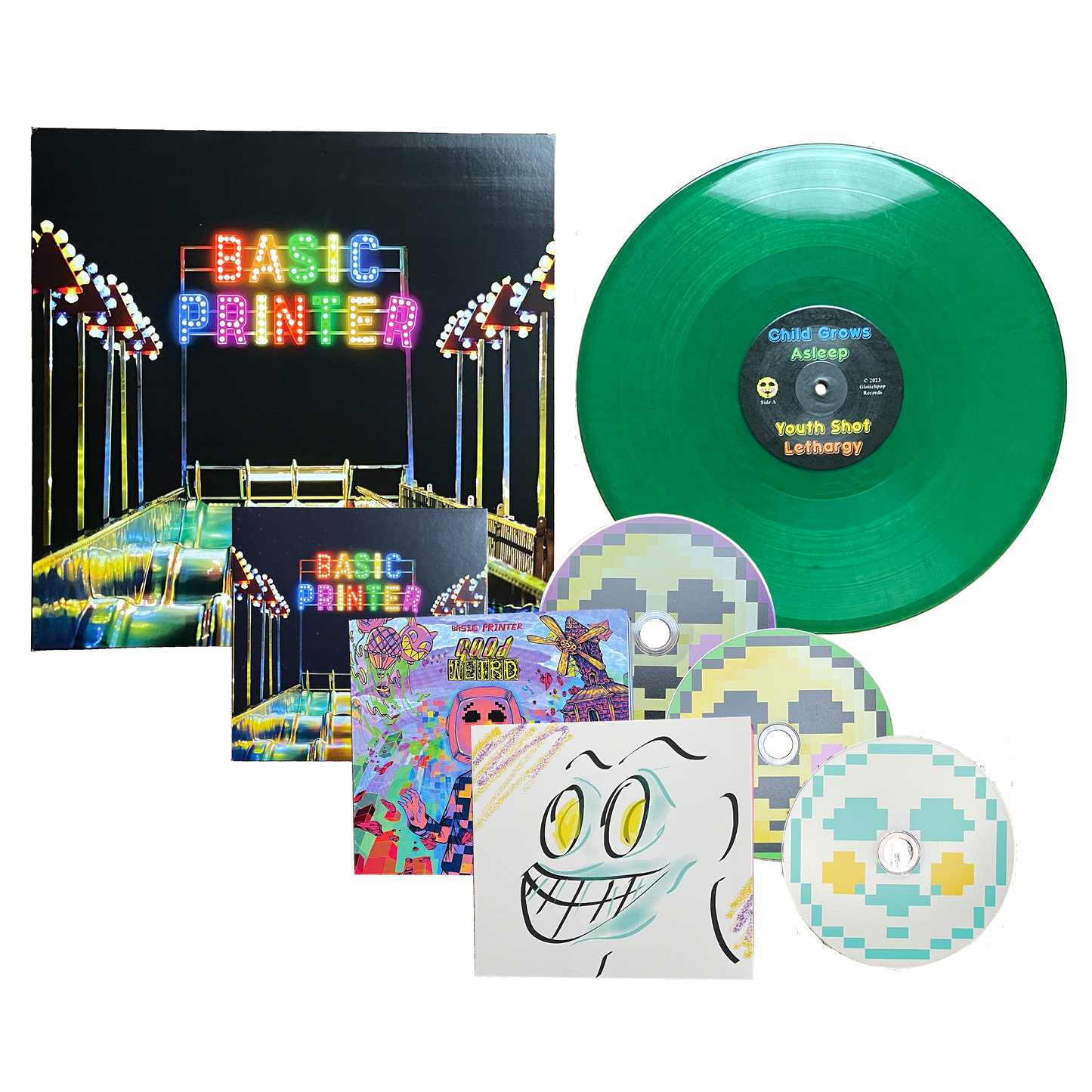 Free Signed CD + 2 Extra Signed CDs + Signed Vinyl + Downloads + Holographic Pokémon Card