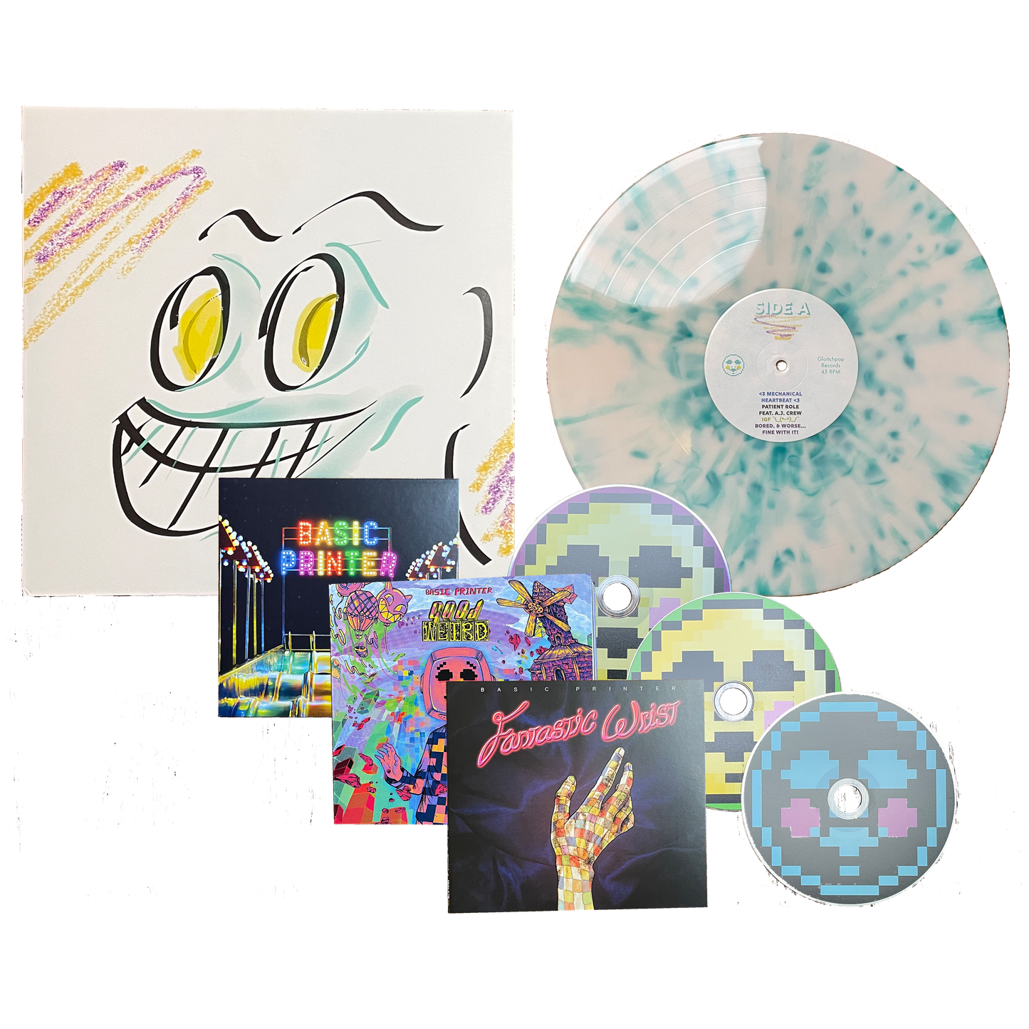 Free Signed CD + 2 Extra Signed CDs + Signed Vinyl + Downloads + Holographic Pokémon Card