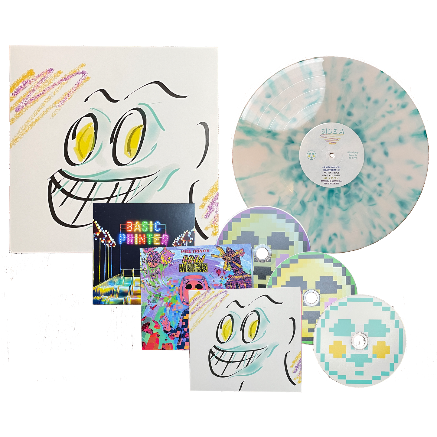 Free Signed CD + 2 Extra Signed CDs + Signed Vinyl + Downloads + Holographic Pokémon Card