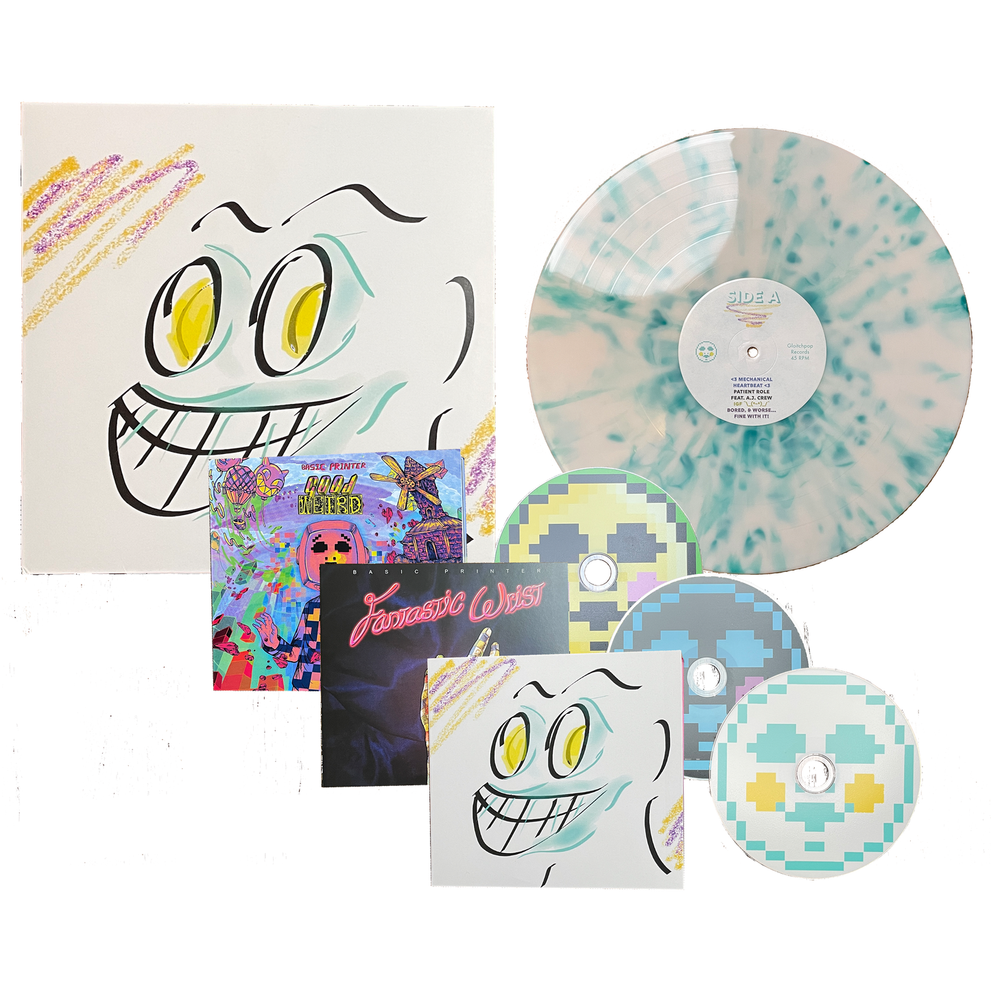 Free Signed CD + 2 Extra Signed CDs + Signed Vinyl + Downloads + Holographic Pokémon Card