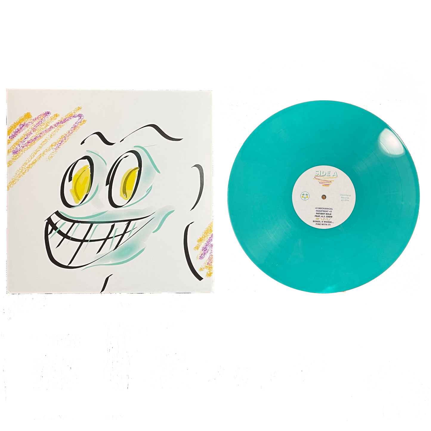 "Haha Yeah" Teal Vinyl