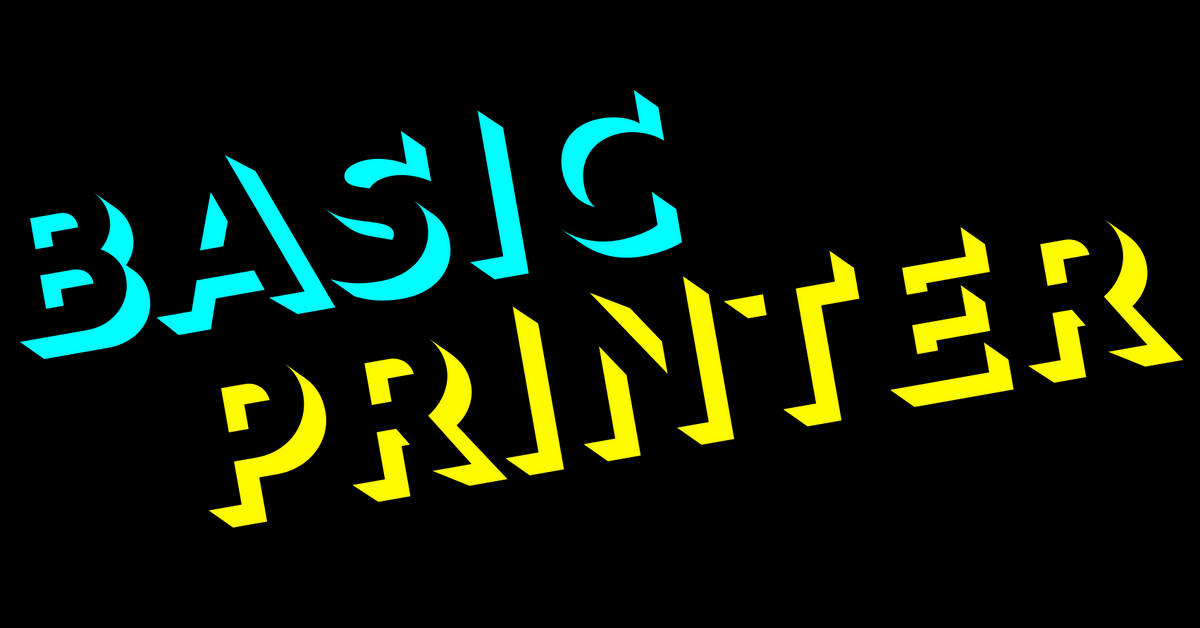 Tickets – Basic Printer